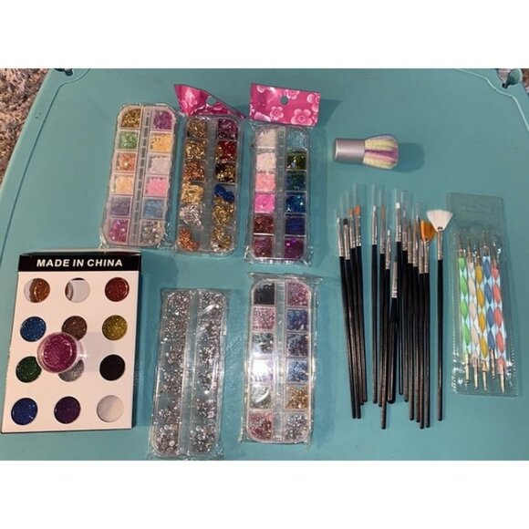 New Nail Art Brush, Nail Design Tools Kit with Nail Art Brushes, Nail Dotting To - Picture 1 of 1